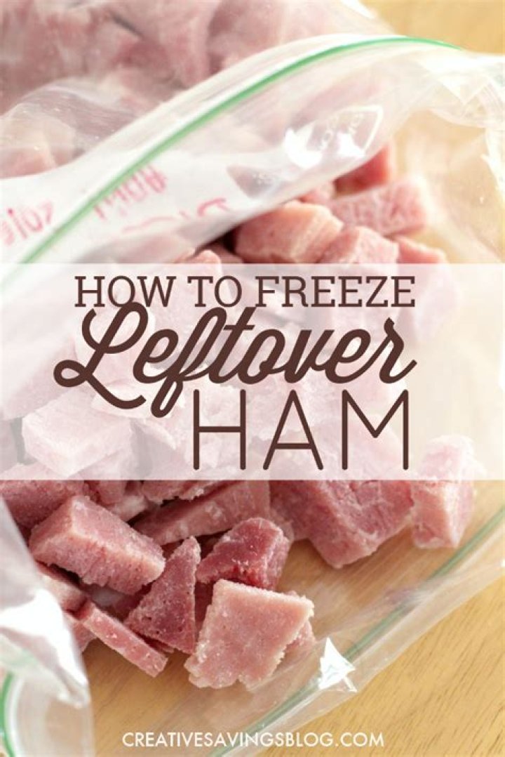 Can you freeze leftover ham