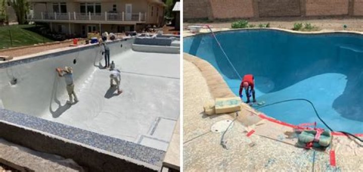 How do I brush my pool after plastering